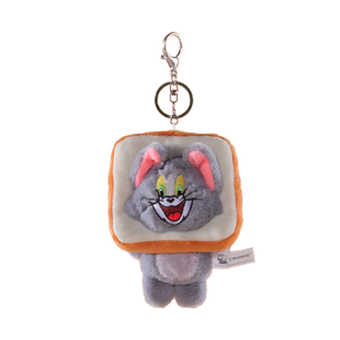 猫和老鼠卡通吐司猫咪毛绒挂件书包钥匙扣搞怪小玩偶闺蜜情侣可爱