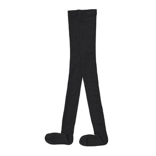 米图加绒带脚跟连裤袜女无压力不勒脚金棉羊毛打底袜直角袜秋冬灰