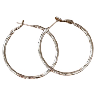 韩剧千金~ 金色时尚素圈耳圈女简约气质冷淡风百搭高级感圆圈耳饰