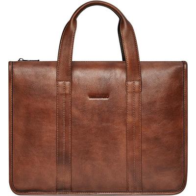 英皇保罗真皮公文包商务单肩