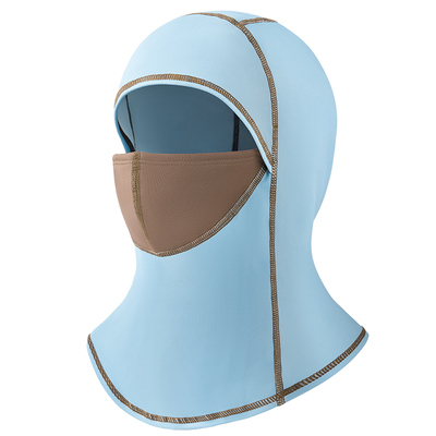 KK树儿童滑雪面罩冬季帽子围脖一体防风护脸保暖头套男童女孩骑行