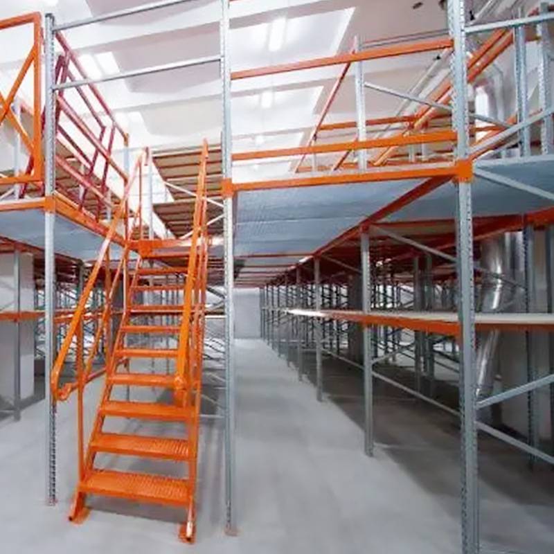 仓库货架重型阁楼平台货架仓储室内二层阁楼搭建钢结构隔层可拆卸