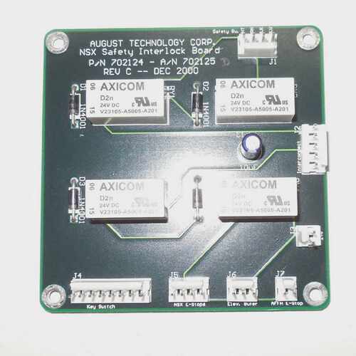 August NSX Safety Interlock board PN 702124 A/N 702125 Rev C