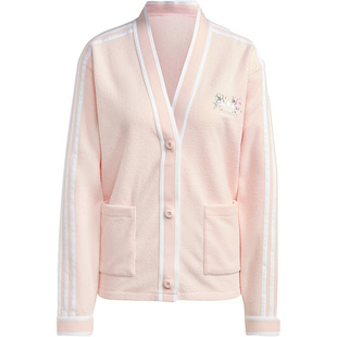 Adidas/阿迪达斯正品三叶草新款女子休闲运动针织外套 IP3762