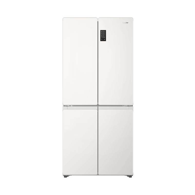 海尔智家出品490升冰箱奶油风十字门对开门零嵌入式594mm一级能效