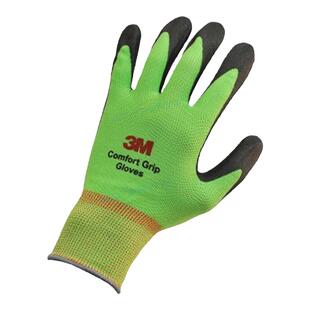 3M舒适型防滑耐磨手套 针织尼龙 搬运建筑工作劳动 绿色劳保手套