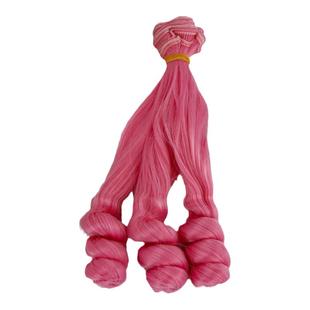 越洋假发热销 BJD/SD棉花娃娃假发发排改装用高温丝DIY螺丝卷多色