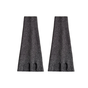 灰色袜套堆堆袜子女针织喇叭腿套护脚腕jk小腿袜长筒秋冬加厚保暖