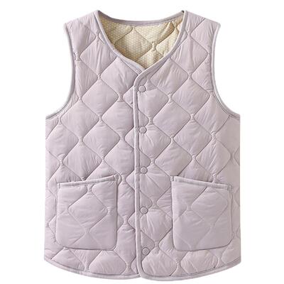 轻薄羽绒马甲女2024新款马夹外套