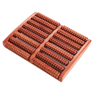 脚底板按摩神器 实木制足底按摩器脚踏滚轮 穴位刺激经络疏通工具