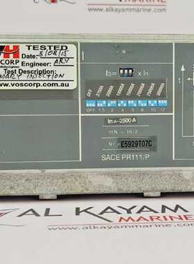 ABB SACE PR111/P L I CIRCUIT BREAKER TRIP UNIT 2500A (FAST S