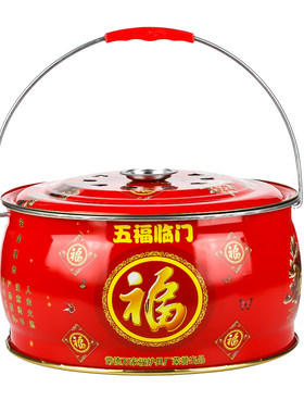 搬家乔迁新婚过火火盆木炭盆取暖炉户外烧烤架子家用烤火盆烤火炉