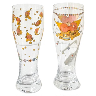 星星人饮品杯玻璃杯女高颜值漂亮可爱果汁杯牛奶杯子大容量啤酒杯