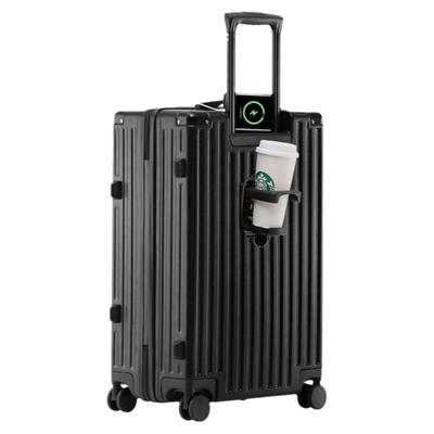 花花公子多功能行李箱防爆可充电