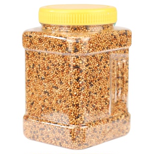 鹦鹉鸟粮饲料虎皮玄凤牡丹鸟食带壳黄谷子五色黍子混合鹦鹉专用粮