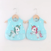 Два куска рисового кармана (единорог) синий