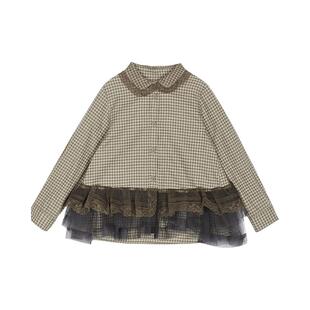 [秀场同款]新款江南布衣童装长袖衬衫A型宽松25秋女童jnbybyjnby