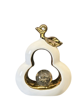 陶瓷福禄摆件新中式高端招财陶瓷