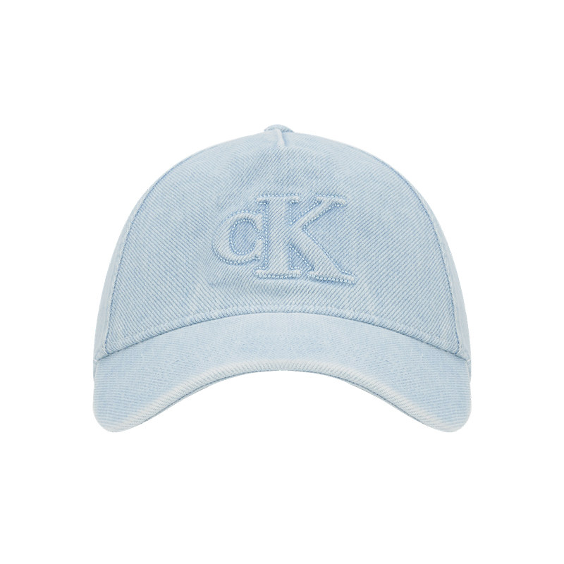 CK男女款浮雕字母纯棉牛仔棒球帽