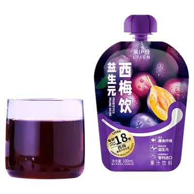 来伊份益生元西梅饮100ml