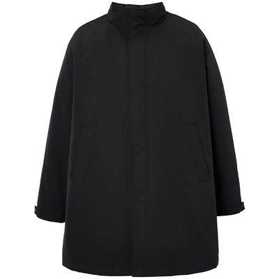 杰克琼斯男装羽绒服冬季新款简约纯色立领宽松休闲中长款保暖外套