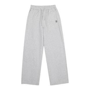 GOGOSOON秋季新品男休闲裤370g博格斜纹直筒阔腿舒适卫裤Q