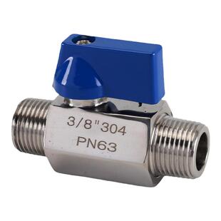 304不锈钢双外内外丝微型迷你小球阀1分2分3分4分6分1寸开关阀门