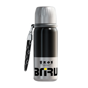 子弹头全钢覆钛Ti抗菌锁鲜保温杯男士2026新款商务高颜值泡茶杯子