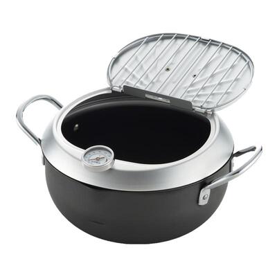 吉川迷你油炸锅带温度计炸天妇罗