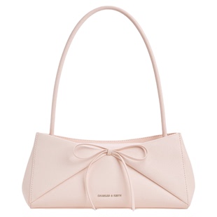 [七夕礼物]CHARLES&KEITH26夏CK2-20782938蝴蝶结腋下折纸法棍包