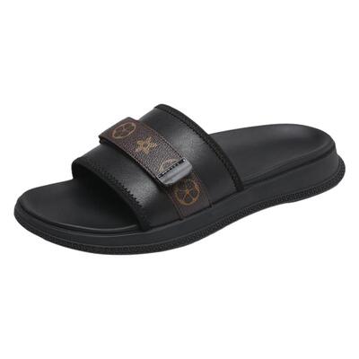 真皮超火网红潮流户外越南拖鞋