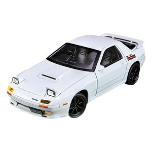 马自达rx7汽车模型仿真头文字d车模fc合金jdm跑车儿童玩具车男孩