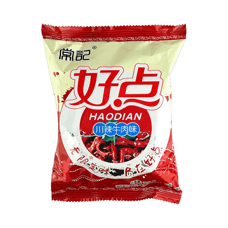 常记好点干脆面掌心脆干吃面多种口味方便面膨化零食品整箱批发