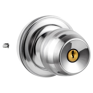 门锁家用通用型球形锁室内卧室卫生间锁具老式房门木门不锈钢圆锁
