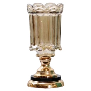 欧式轻奢多种高端玻璃花瓶家具摆件装饰时尚餐桌工艺品摆件插花器