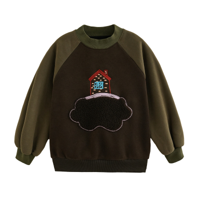 男童加绒卫衣一体绒加厚秋冬款