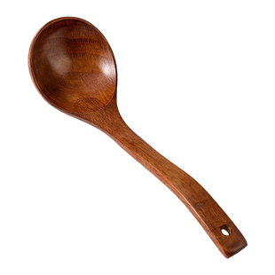 汤勺木勺子家用长柄粥勺木质饭勺日式嗦粉喝汤盛汤勺大号木头汤匙