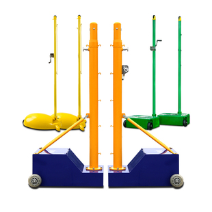 羽毛球网架便携式专业比赛标准多功能气排球网球支架网柱子可移动