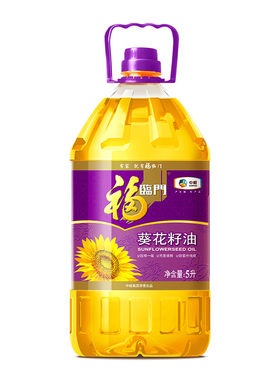 福临门葵花籽油5L脱壳压榨一级充氮保鲜优质原料正品新鲜家用包邮