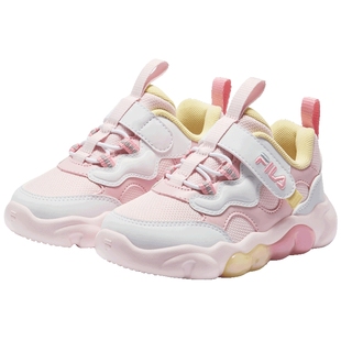FILA斐乐儿童童鞋综训鞋2025年冬季新款男女小童闪灯抗菌运动鞋子