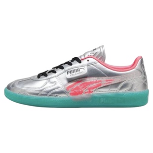 PUMA PALERMO彪马男女款千禧Y2K复古板鞋磨砂银T头鞋德训鞋398151