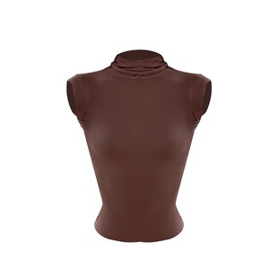 YEUNGSUKHAN/气质高领T 小姐姐的心头爱 叠穿打底瑜伽服运动上衣