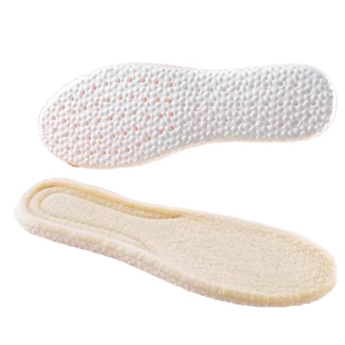 秋冬季保暖加绒鞋垫女款加厚舒适运动防寒男士防臭羊毛毛绒踩屎感