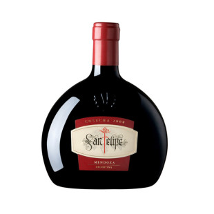 圣菲利佩干红(矮瓶)750ML葡萄酒 阿根廷原瓶进口RUTINI瑞帝利好喝