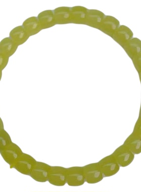 天然和田玉黄口料6×7直切手串