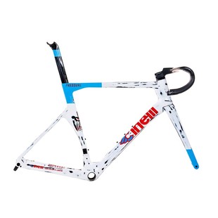 CINELLI西耐力Pressure[洲际车队版]队版同款全碳破风公路车架