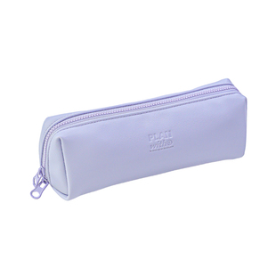 Planwith皮质笔袋高颜值ins风文具袋简约学生高级感铅笔盒大开口铅笔袋大容量笔袋初中女生小学生文具收纳袋