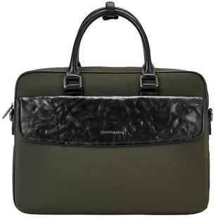 暇步士2026新款男士公文包商务通勤电脑包轻便出差手提包男单肩包