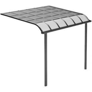 湖北铝合金雨棚车棚阳光棚别墅门头楼顶阳台庭院窗户露台户外遮阳