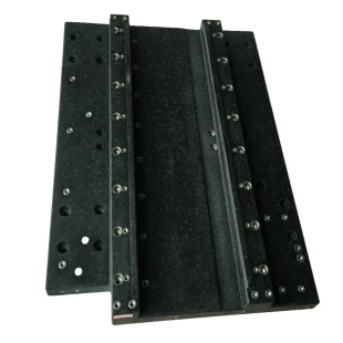 天然大理石平台检验划线机械构件导轨横梁00级打孔开槽花岗石定做